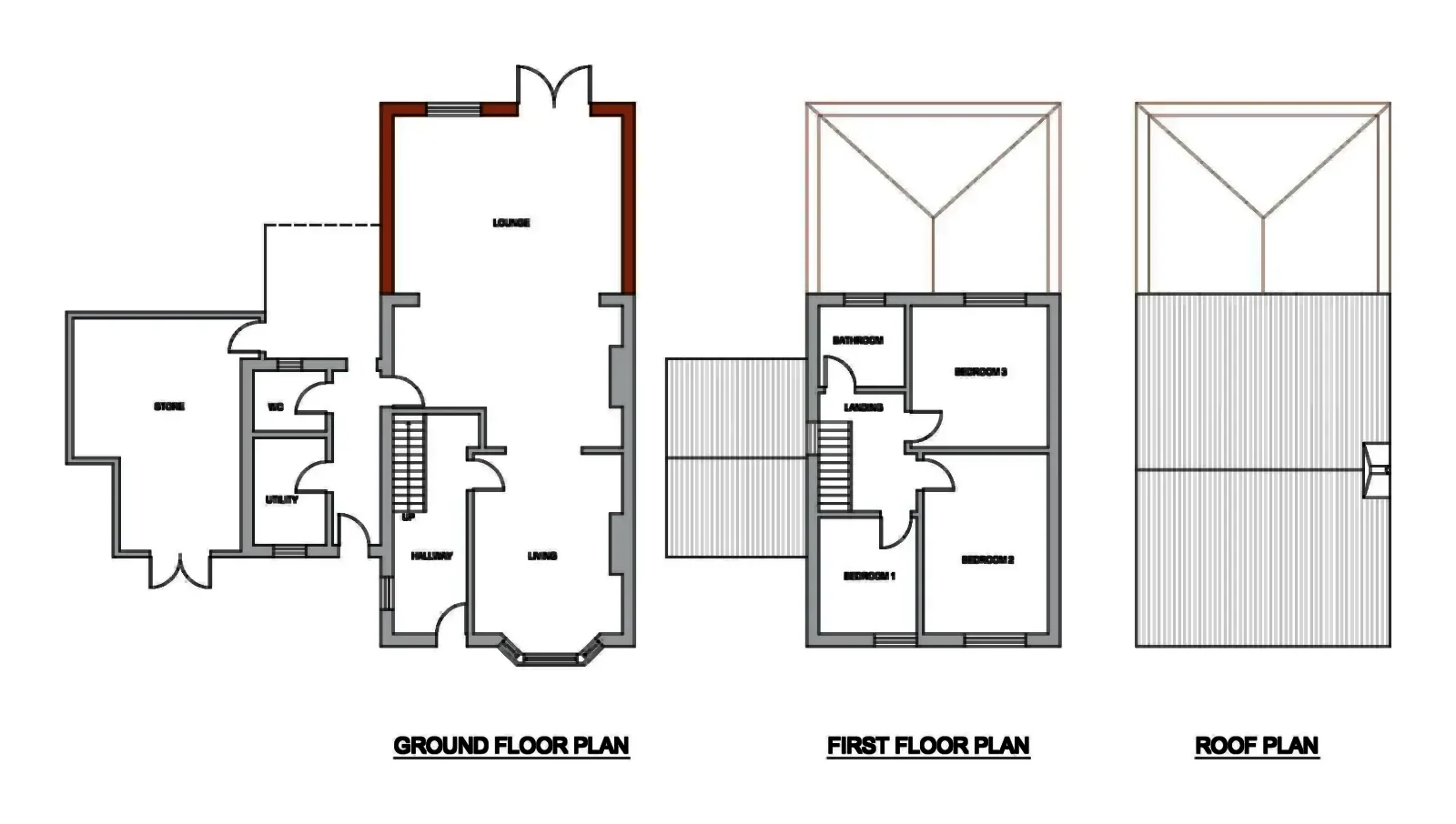 Proposed floor plans